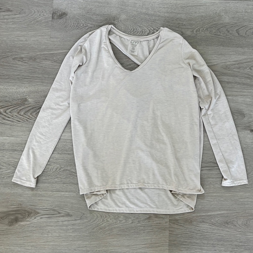 Open back long sleeve